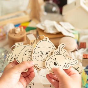 Holz Malset Weihnachten