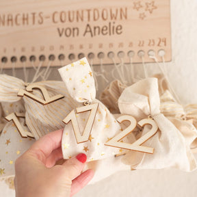 Adventskalender "Weihnachts-Countdown" personalisiert