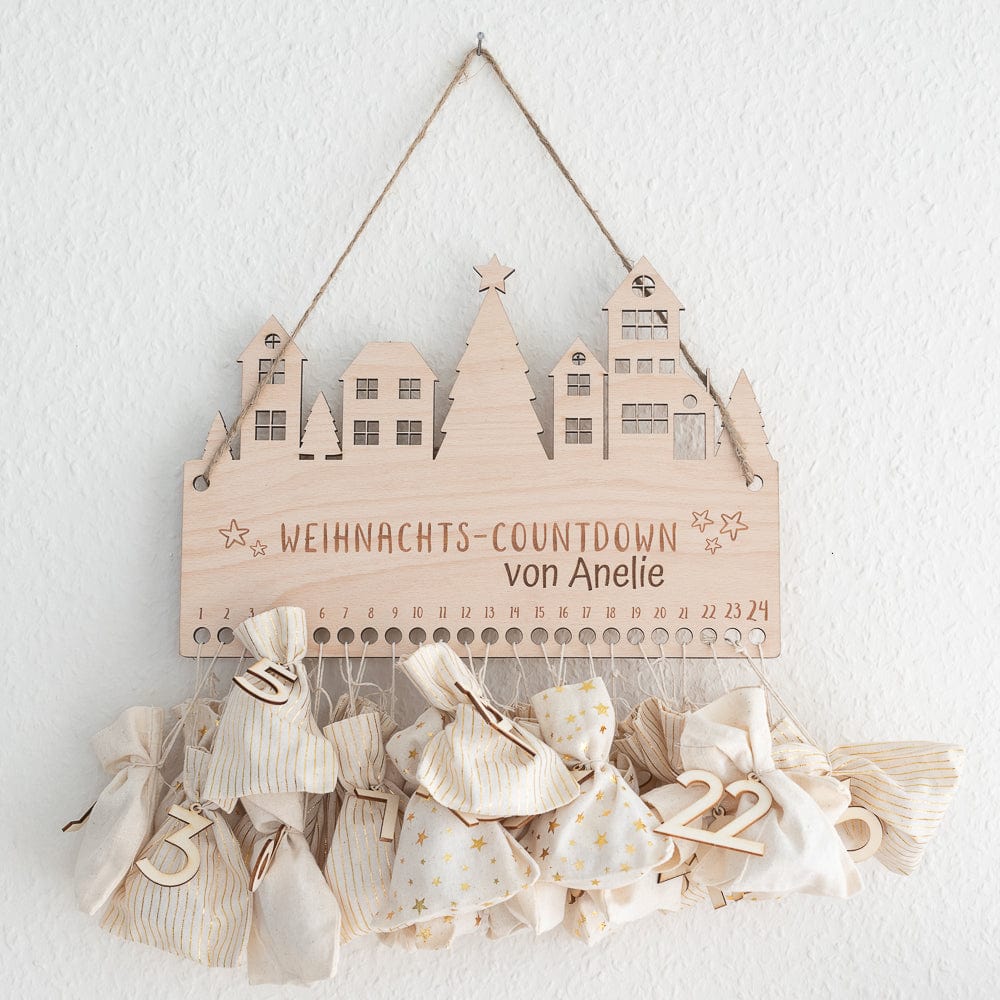 Adventskalender "Weihnachts-Countdown" personalisiert