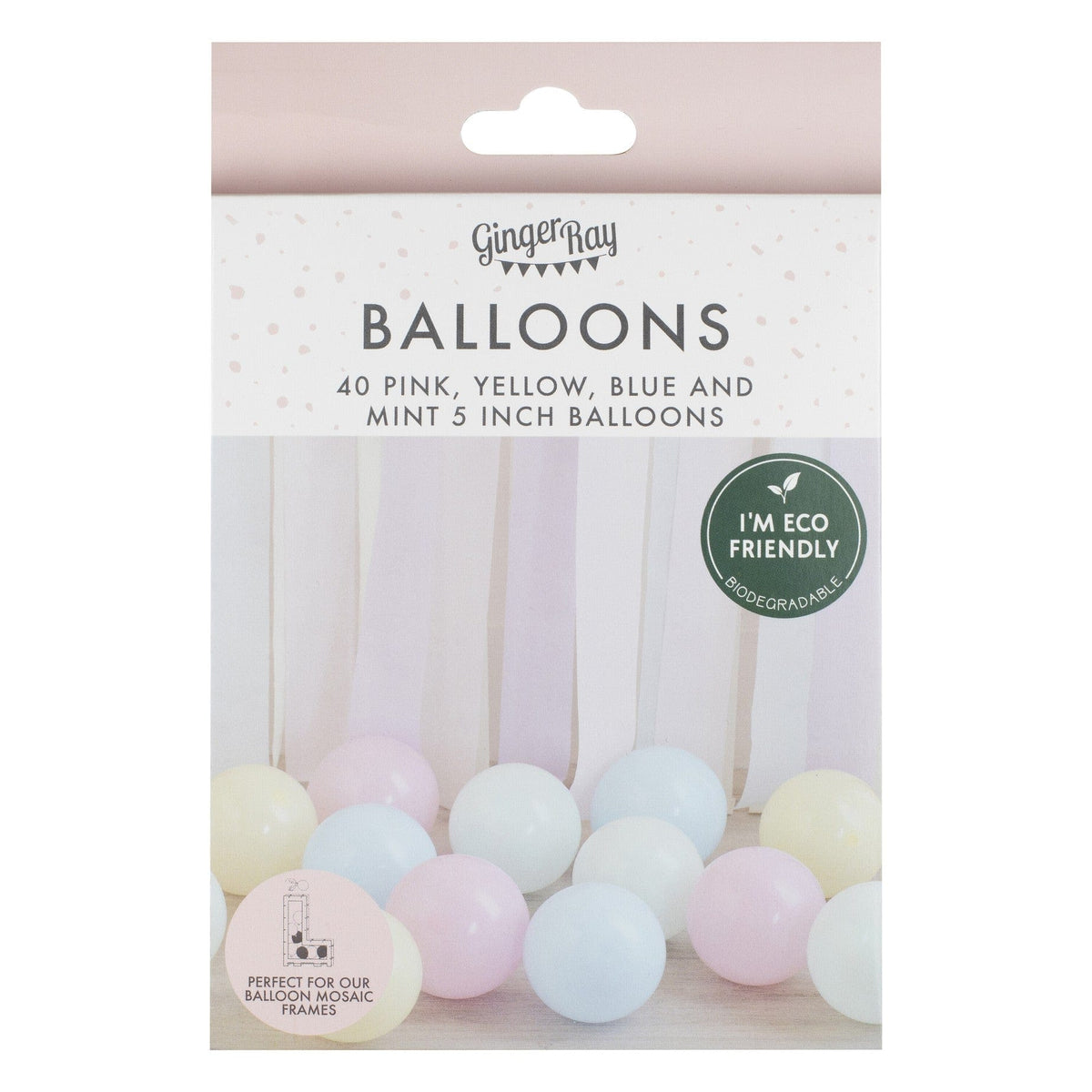 Luftballons Pastel - mix