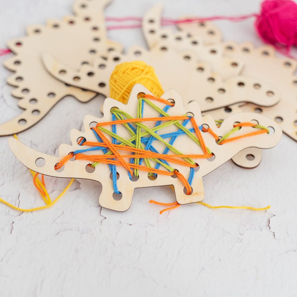 Dino-Bastelset – Dein kreativer Fädelspaß für den Dino-Geburtstag!