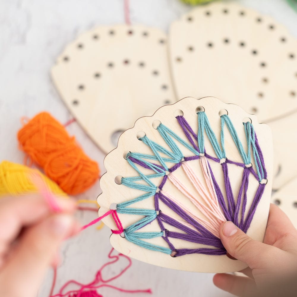 Meerjungfrauen-Bastelset – Dein kreativer Fädelspaß mit zauberhaften Muscheln!