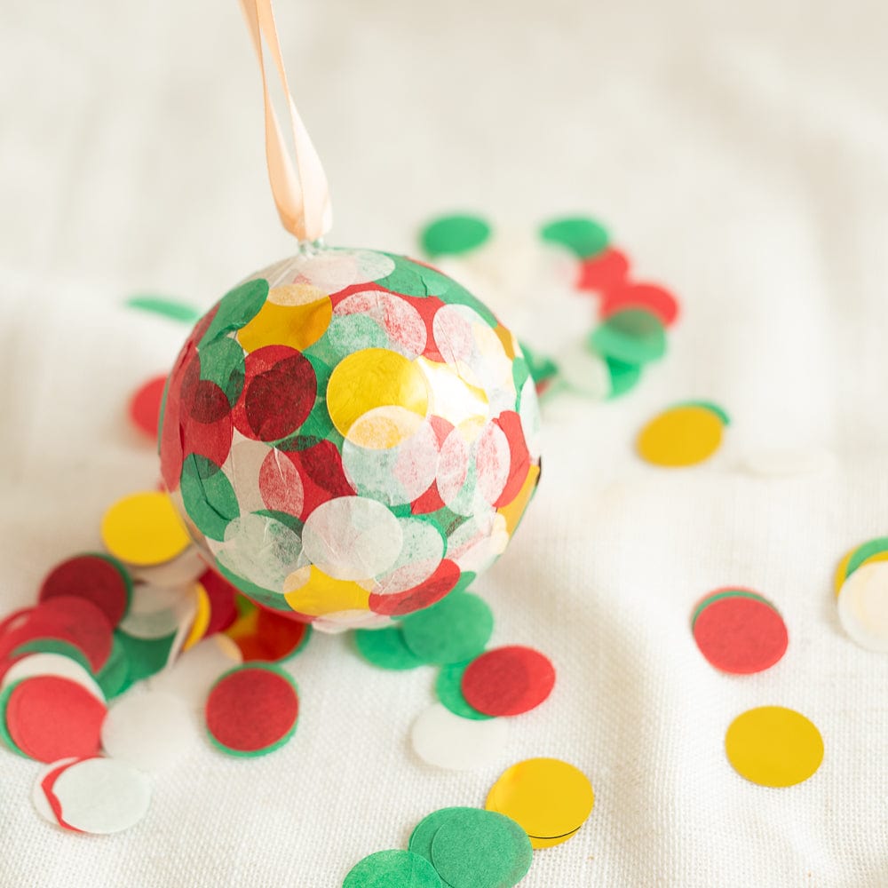 Weihnachtskugel - Konfetti Kreativ-Set