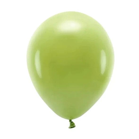 Eco Luftballon olivengrün - 26 cm (10 Stück)