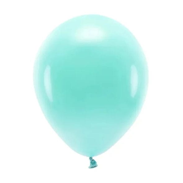 Eco Luftballon dunkel mint - 26 cm (10 Stück)