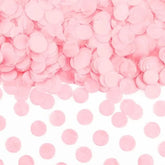 15 g Konfetti Kreise - Seidenpapier rosa