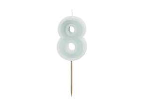 Geburtstagskerze Mint 6 cm