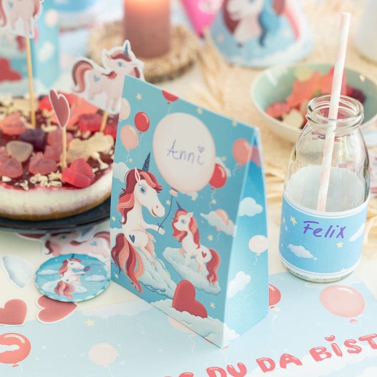 Mitgebseltütchen Einhorn - 10 Stück