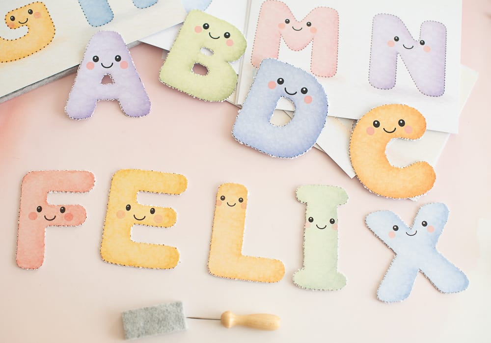 Prickel-Set  ABC - zur Einschulung