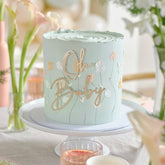 Metal Caketopper 'Oh Baby'