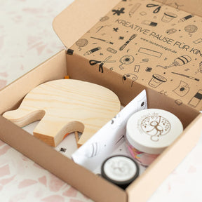 Kreatives Bastelset „Elefant mit Konfetti“