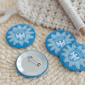 Polizei Button 10 Stück - Mitgebsel