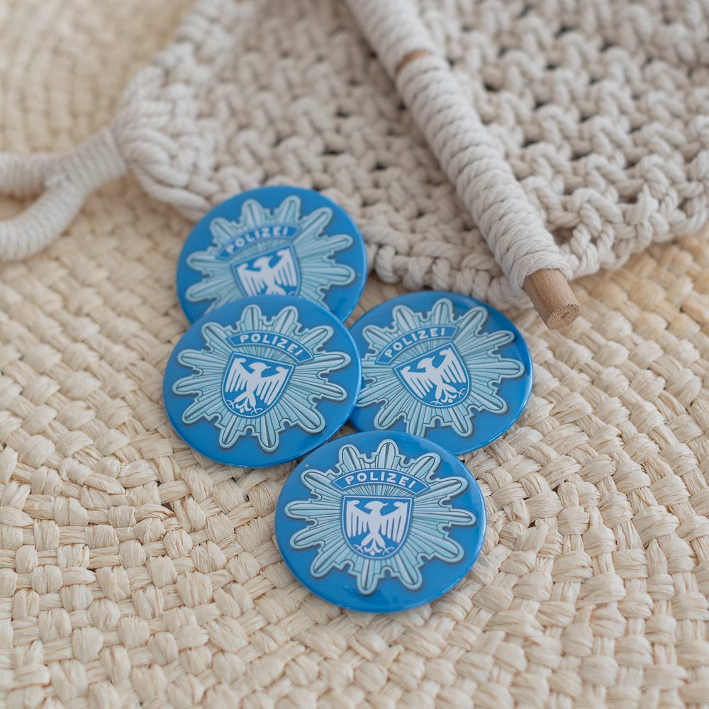 Polizei Button 10 Stück - Mitgebsel