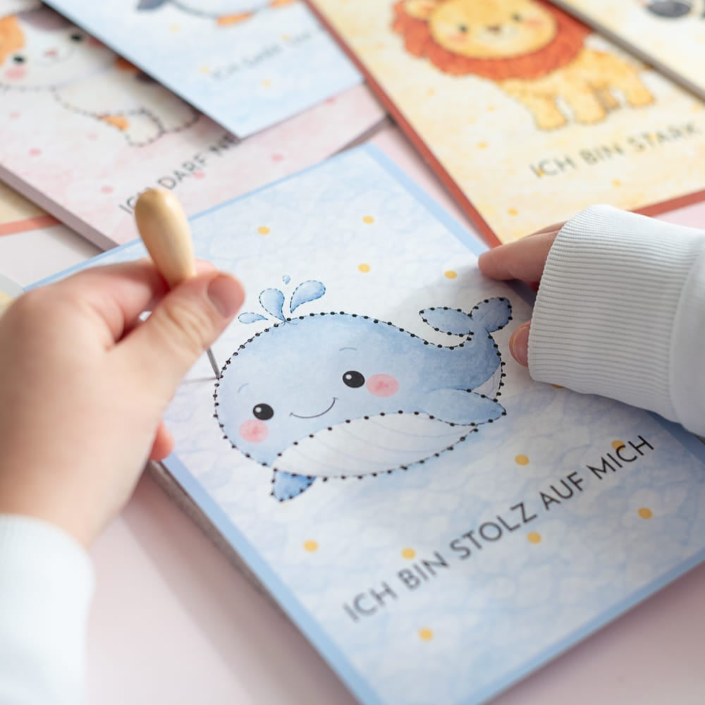 Affirmationskarten – Prickel-Set