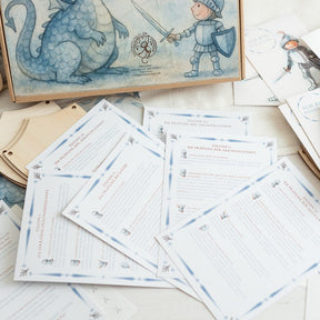 Ritter Activity Box - Schatzsuche und Mitgebsel für 10 Kinder