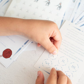 Ritter Activity Box - Schatzsuche und Mitgebsel für 10 Kinder