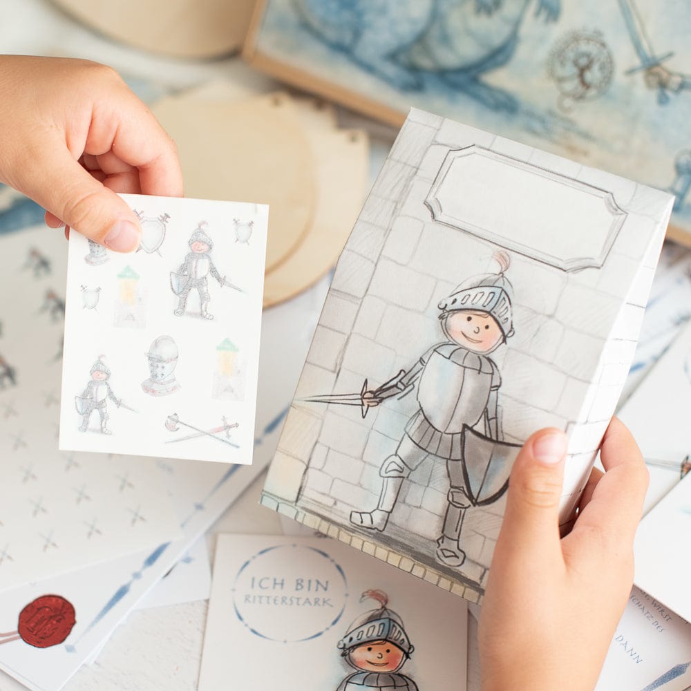 Ritter Activity Box - Schatzsuche und Mitgebsel für 10 Kinder