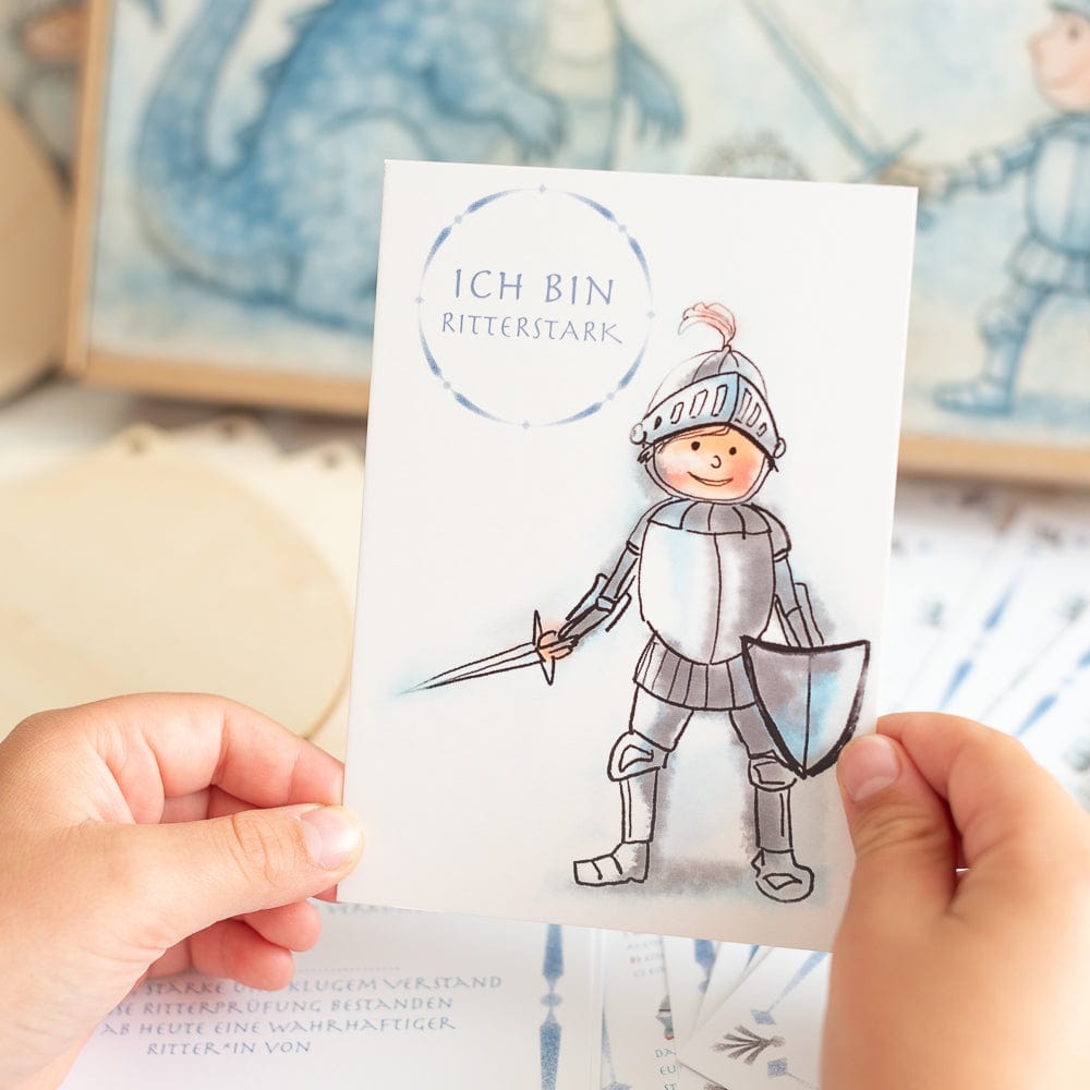 Ritter Activity Box - Schatzsuche und Mitgebsel für 10 Kinder