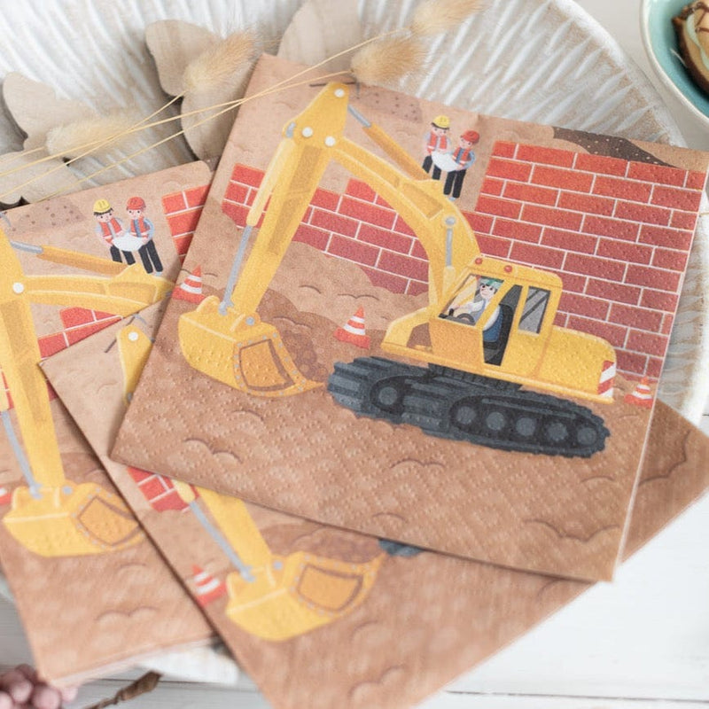 Baustelle Kindergeburtstag Deko schön & nachhaltig feiern!