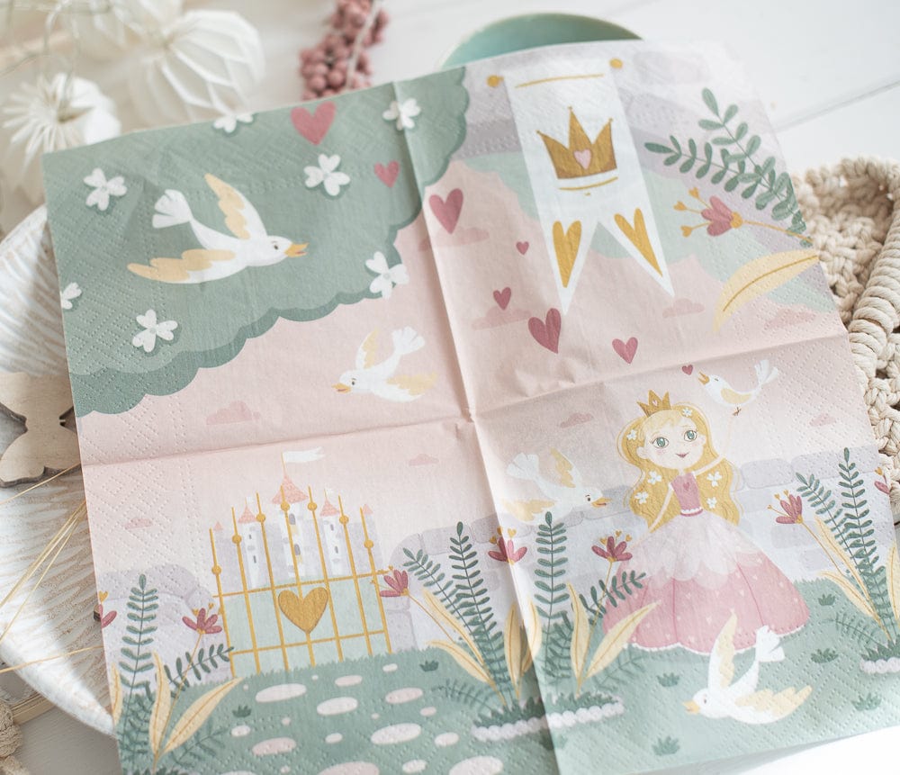 prinzessin girlande, prinzessin geburtstag deko, prinzessin konfetti, prinzessin servietten, kindergeburtstag prinzessin,