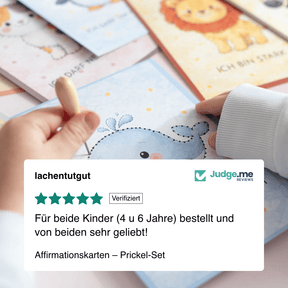 Affirmationskarten – Prickel-Set