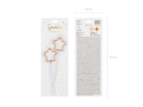 Wunderkerzen Stern gold 2er Set
