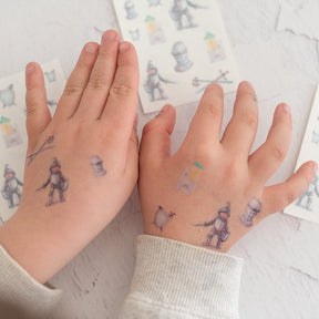 Ritter Tattoos 10 Stück