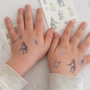 Ritter Tattoos 10 Stück