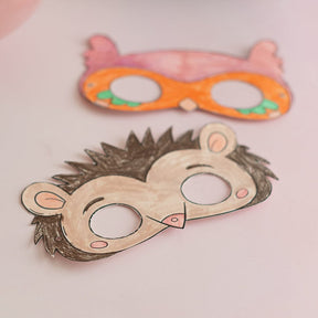 Waldtier-Masken  Bastelbogen Download