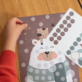 Weihnachts-Sticker-Puzzle