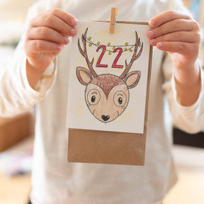 24 Adventszahlen zum Ausmalen