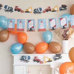 baustelle geburtstag, kindergeburtstag baustelle, bagger geburtstag  