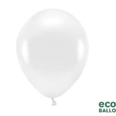 Eco Luftballon weiss - 26 cm (10 Stück)