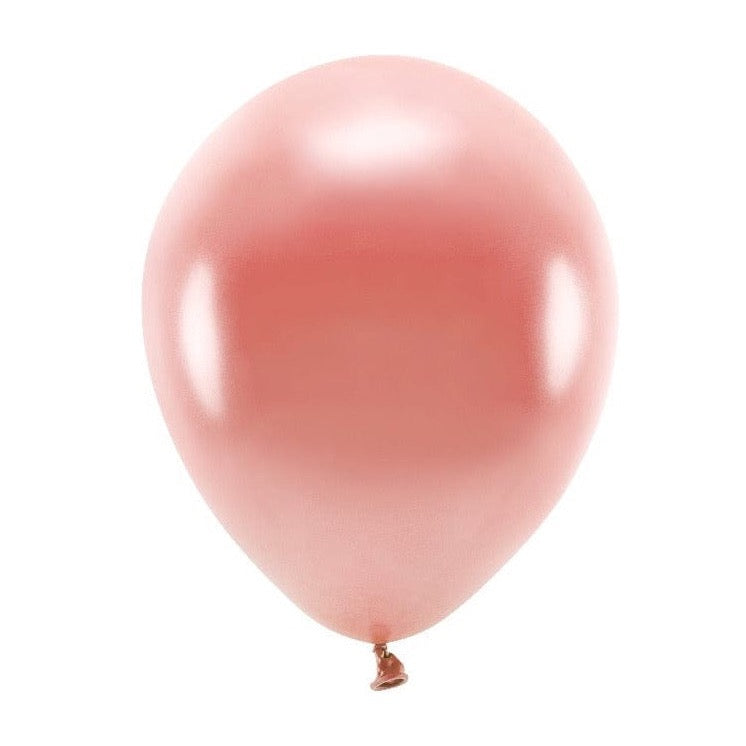 Eco Luftballon goldrose - 26 cm (10 Stück)