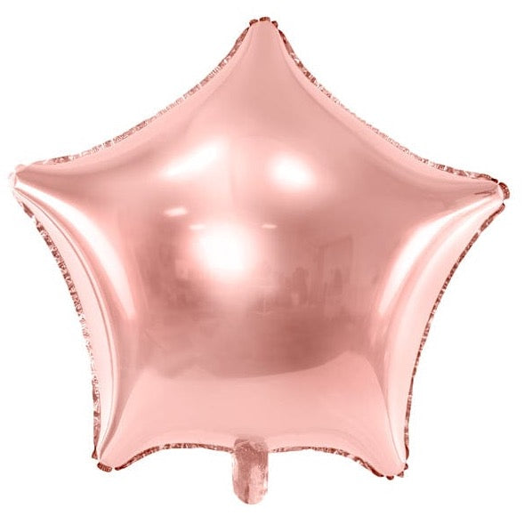 Folienballon Star rose gold