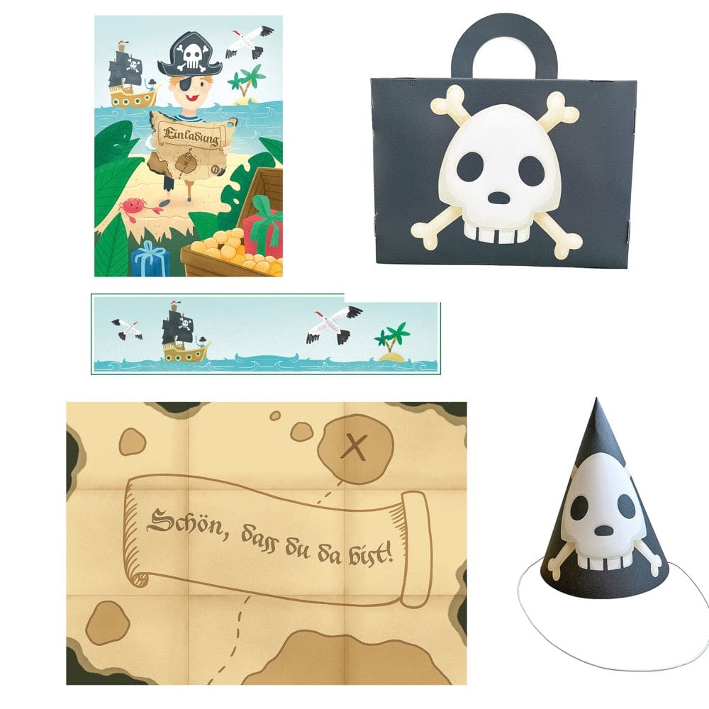 Geburtstagsset für 1 Kind - Pirat