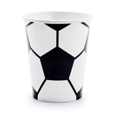 Becher Fussball, 260ml - 6 Stück