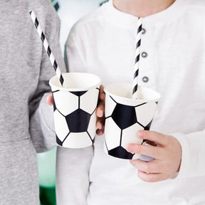 fussball Pappbecher  Kindergeburtstag 